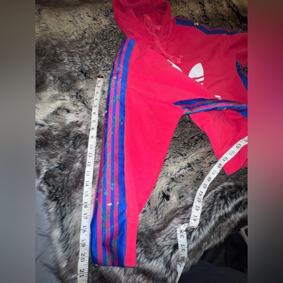🆕 Women's Adidas Hoodie Floral. Unisex. Small - Picture 11 of 16
